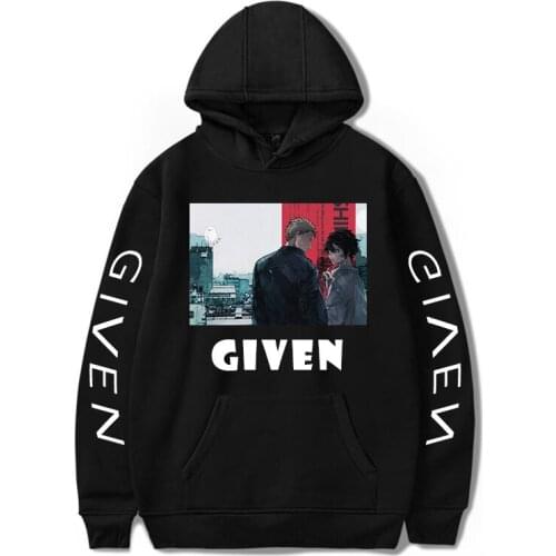 Given Manga Music Mafuyu Hoodie Pullover Streetwear Women Fashion Men Unisex Plus Harajuku Clothe Size Tracksuit Cartoon leisure