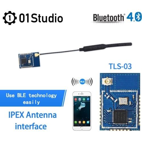 TLS-03 BLE Buletooth 4.0 Uart Transceiver Transparent transmission Module TLSR8266F512 Switching Wireless IPEX Antenna