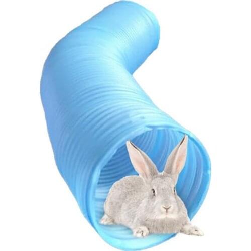 Pet Tunnel Creative Fashion Plastic Hamster Tunnel Pet Play Toy For Small Pets 2 Colors Can Choose Pet Supplies