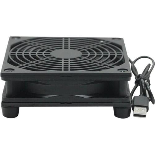 Convenient Durable Router Cooling Fan Frame TV Set-top Box ABS Material Cooling Frame Router Cooling Fan Modem USB Cooling Fan