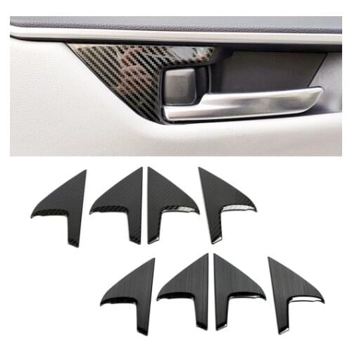 For Toyota Rav 4 Rav4 2019-2021 Inner Door Handle Frame Trim Stainless Steel Trim Sticker