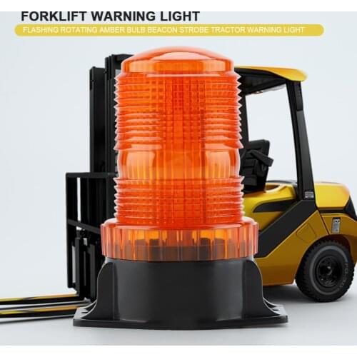 10-110V 30 LEDs Flashing Rotating Bulb Strobe Forklift Warning Light for fog rain or snow suits for car truck construction site