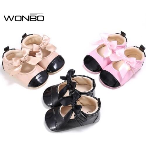 2019 Newest Spring Baby Shoes PU Leather Newborn Boys Girls Shoes First Walkers Baby Moccasins 0-18M