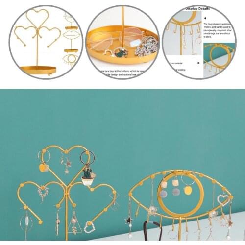 Load Bearing Great Eye Decorative Mirror Table Jewelry Storage Modern Style Jewelry Holder Decorative for Jewelry