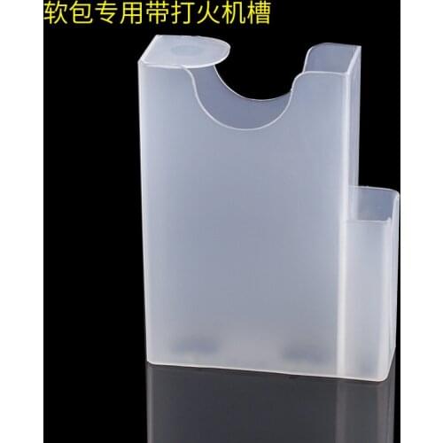 Creative Plastic Cigarette Case Transparent Soft and Hard Package Box Moisture and Pressure Protection Cigarette case Tool