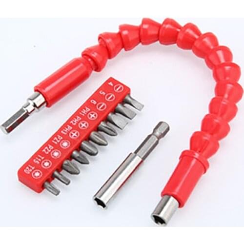 1 Set Electric Drill Soft Shaft Combination Kit Charging Drill Bit Hand Tools Flexible Shaft Electric Screwdriver Accessories