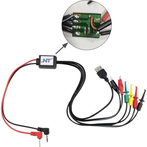 DC Power Supply Phone Current Test Cable with USB Output For iPhone Sony Samsung Mobile Phone Repair Tools Power Data Cable