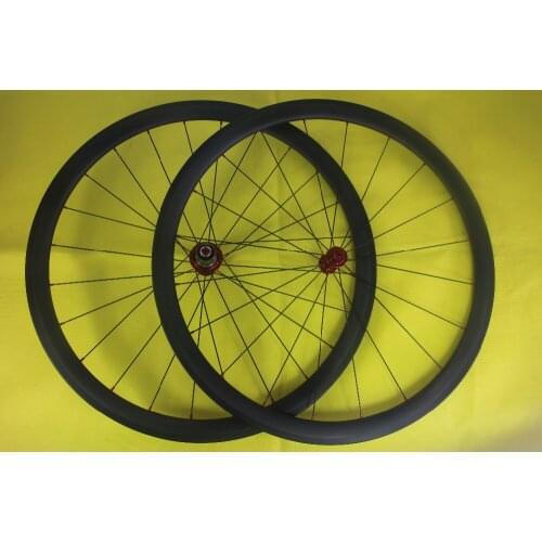 SALE carbon fiber road bike wheelset 700c 38mm clincher UD matte race wheels 11speed 6 pawls hubs X-TRA 1420 spokes alloy nipple