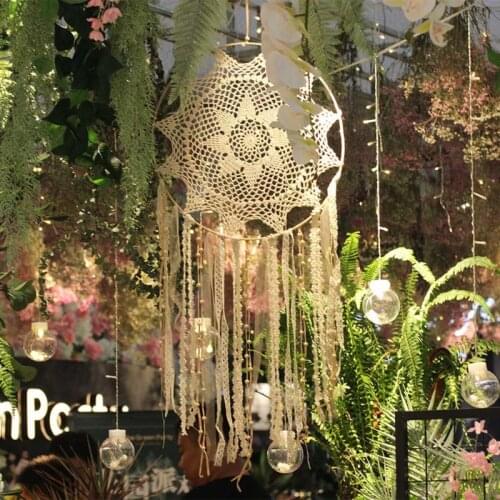 Dreamcatcher Macrame Woven Wall Hanging Tapestry Handmade Boho Dorm Home Decor J0PC