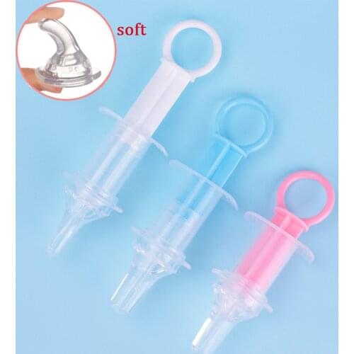 Silicone Soft Kids Utensils Spoon Drug Needle Type Feeding Medicine Baby Things for Mom Dropper Dispenser Feeder Utensils