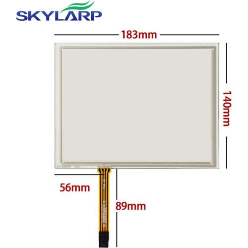 Skylarpu 8"inch 4 wire Touchscreen 184mm*140mm Resistance Industrial industrial equipment Touch Screen panel Glass Digitizer