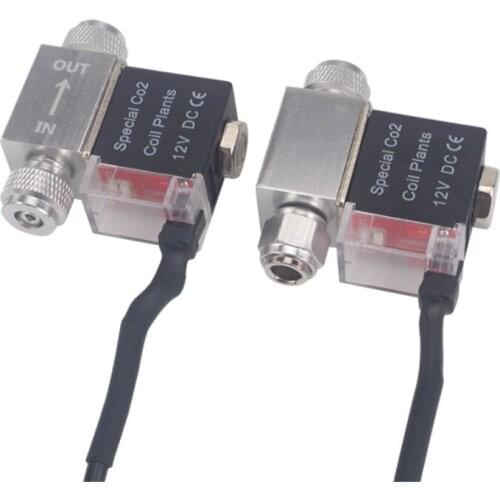 New Aquarium 110V 220V CO2 Magnetic Solenoid Valve Regulator Low Temperature CO2 DIY Aquarium Fish Tank Electric Magnetic Valve