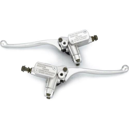 Motorcycle Brake Pump Front Master Cylinder Hydraulic Brake Lever Right For ATV Quad Moped Scooter Buggy Go Kart Dirt Pit Bike