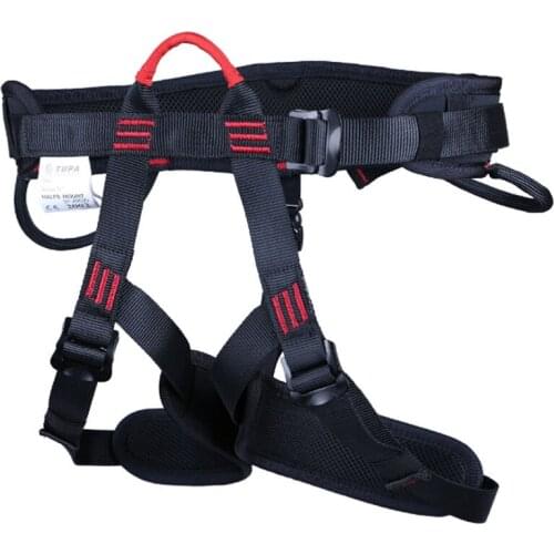 P125 Outdoor Rock Climbing Speed Drop Air Safety Belt Caving Half-length Safety Belt