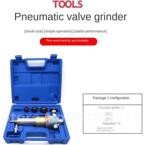 Air Operated Valve Lapper Automotive Engine Valve Repair Tool Pneumatic Valve Grinding Machine Valve Seat Lapping Kit Car Grind