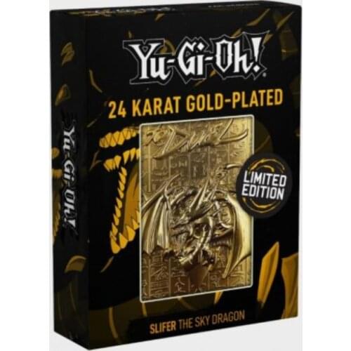 Yugioh 24k gold cards Wing Sky dragon