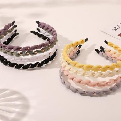 New personality fashion organza hair band simple sweetfresh candy color hair band headband headdress hair accessories womenSY169