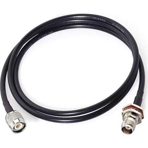 1Pcs TNC Plug to TNC Jack LRM195 RF Electrical Wire Coaxial Pigital Cable Male Female Terminal Connector 10/15/20/30/50CM