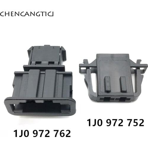 2 Sets 2 Pin Air Conditioner Blower Motor Plug Automotive Connector For Volkswagen Audi LaVida POLO 1J0972752 1J0972762