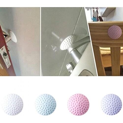 60% Hot Sale 1pcs Wall Protector Crash Pad Door Knob Silicone Rubber Door Pads Pad Self Adhesive Wall Buffer Stop Protector