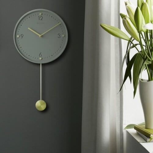 Swinging European Industrial Large Clock Wall Clock Modern Design Home Decor Wathc on The Wall Clocks Living Room Decoration