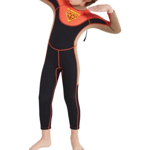 One Piece Diving Suit Boys Wet Suits Full Body UV Protection for Swimming