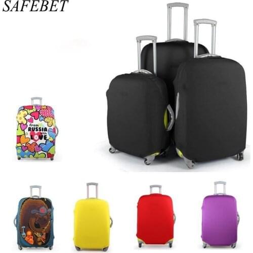 SAFEBET Brand Trunk Suitcase Dust Covers Luggage Trolley Travel Elastic Luggage Suitcase Protective Cover Apply to 18-30inch