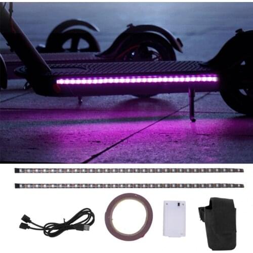 Electric Scooter LED Lamp Strip Band Chassis Lights Belt Kit Conversion Accessory for Xiaomi M365/M365 Pro Electric Scooter