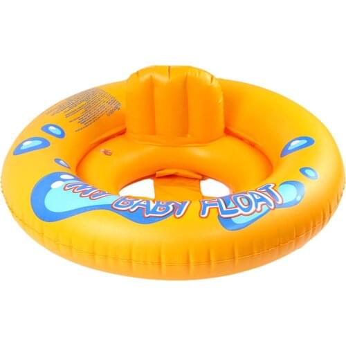 Summer Kids Baby Float Inflatable Round Swim Seat Ring Cartoon Float Swimming Rings Outdoor Activities Seat Ring Toy