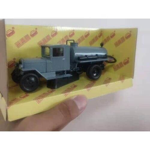 Diecast 1/43 Scale Model Cars Soviet Russia АСМ Oil Tank Truck H911 Military Vehicle Static Display Toys for Kids Mini Hot Toy