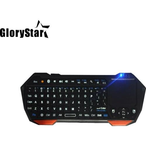 Blutooth Keyboard Mini Slim Bluetooth Backlight Keyboard for Mac IPad-Laptop PC Android Tab PS3 Bluetooth Version Blutooth V3.0