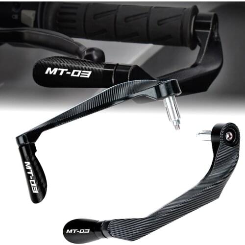 Motorcycle 7/8" 22mm Handlebar Grips Guard Brake Clutch Levers Handle Bar Guard Protector For YAMAHA MT-03 MT03 MT 03