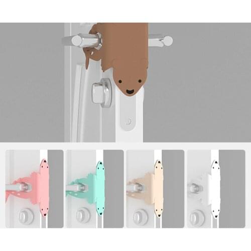 Cartoon Mute Room Door Mute Lock Bedroom Door Anti-collision Protection Buffer Pad Prevent Closing Door Impact Door Cover