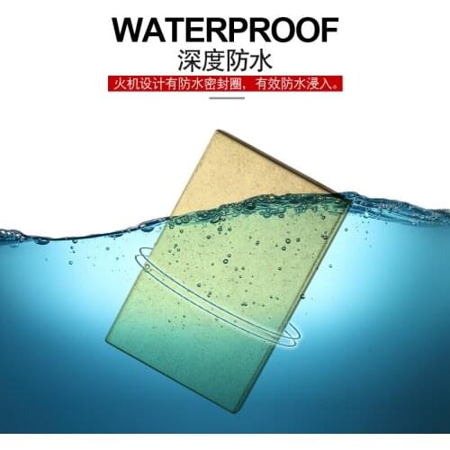 New Kerosene Wheel Lighter Old Retro Waterproof Windproof Convenient Lighter Mens Smoking Accessories Gadget