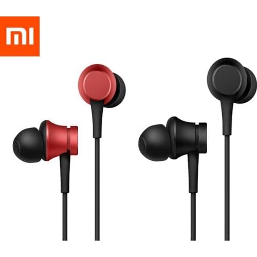 Original Xiaomi Dynamic Earphone 3.5mm In-Ear Earbuds Deep Bass Earphones Wired Headsets With Mic for iPhone Samsung Huawei