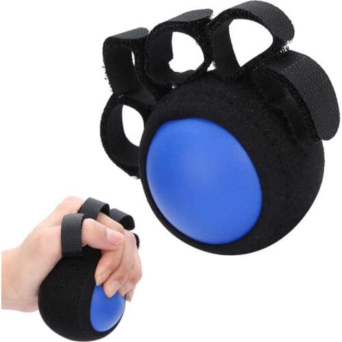 1Pc Support Belt Fitness Hand Finger Strength Stretch Training Ball Finger Exercise Ball for Rehabilitation Braces Supports