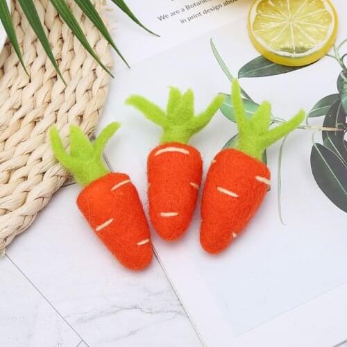 Photography Props Felt Carrot Vegetable DIY Handmade Crafts Decoration Christmas Baby Photo Background Accessories Clothing