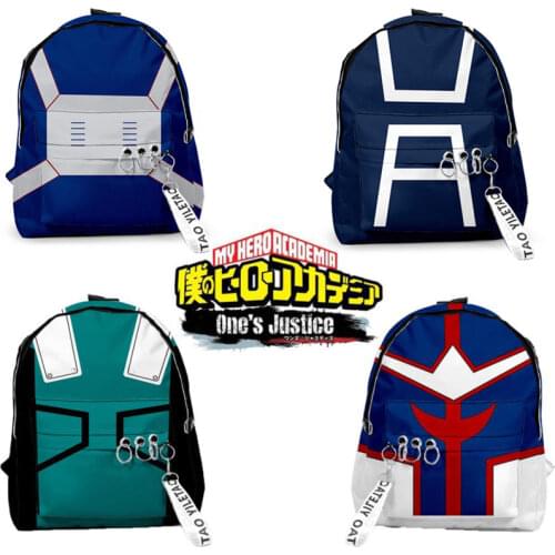 My Hero Academia Backpack Boku No Hero Academia Anime Student Schoolbag Canvas Backpacks Boys Girls Children Gifts Cosplay Prop