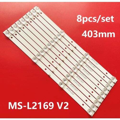 LED Backlight strip for 50S8100 LED50XSX5208 MS-L2535 MS-L2169 V2