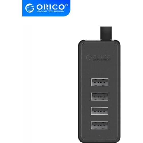 Orico W5P-U2 USB 2.0 4-port USB2.0Splitter/hub Type-A*4 USB Power Supply, with Data Cable and OTG Function,W5P-U2
