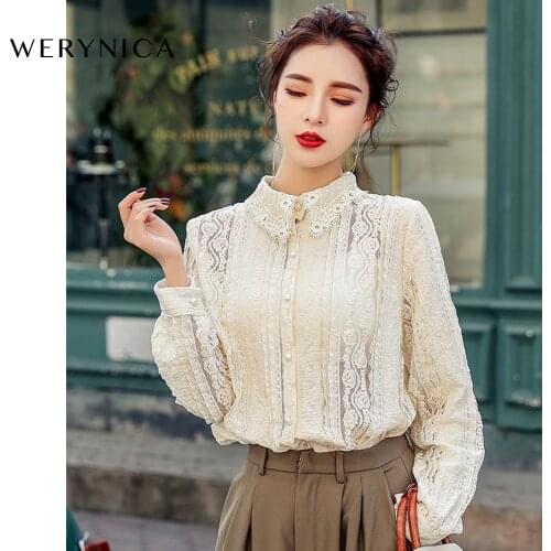 Блузки с цветами WERYNICA China At AliExpress