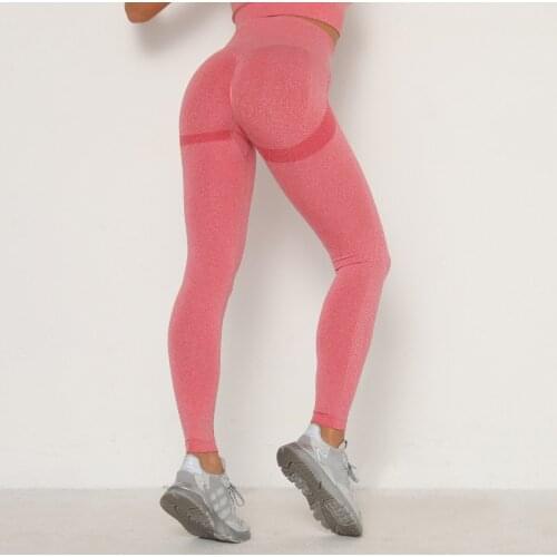 Seamless Yoga Pants Sports Fitness High Waist Peach Hip-lifting Running Trousers Workout Clothes Gym Leggings for Women
