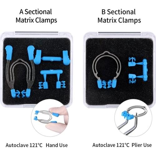 Dental Matrix Clip Sectional Contoured Matrices Clamps Plier Wedges With Replacement Parts