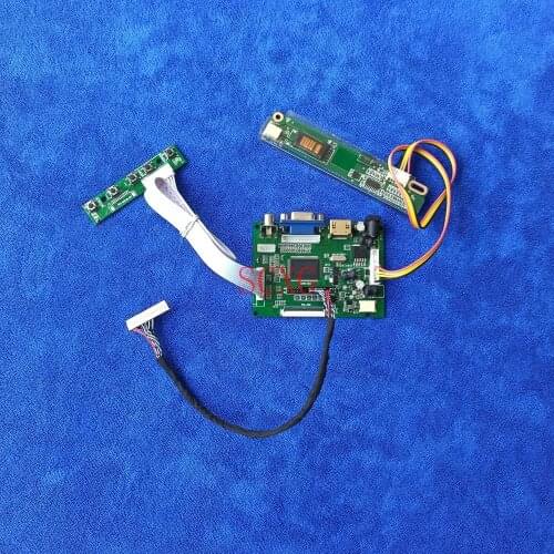 1024*768 VGA 2AV HDMI-compatible 1-CCFL Fit HT14X1B-111/HT14X1B-121 panel LCD controller drive board matrix LVDS 30-Pin DIY Kit