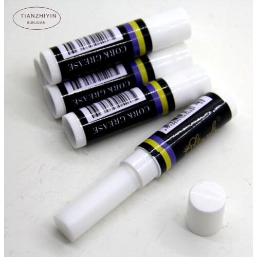 5Pcs Cork Grease Stick Sax Saxophone Clarinet Oboe Bassoon Lubrication Tube Stick Clarinet Woodwind Saxophone Instrument Care