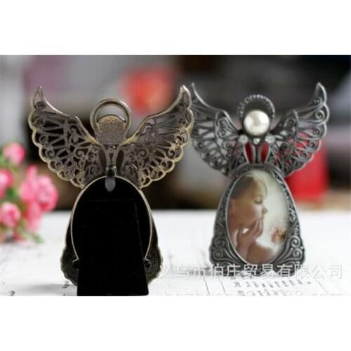 Hot 96PCS Metal Vintage Mini Picture Frames Lovely Angel Style Classic Picture Photo Frame for Home Decor and Gifts