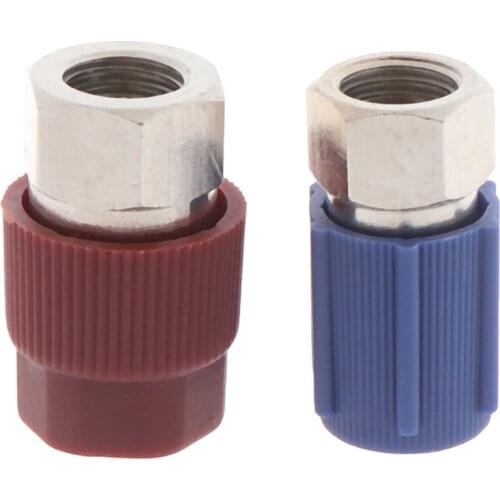 R-12 to R-134a Retrofit Conversion Adapter Fitting 1/4 SAE Valves Kits