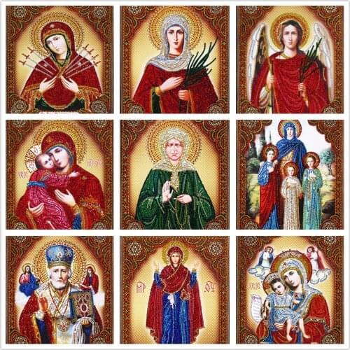 Crystal DIY 5D Painting Round Diamond Home Sticker Diamond Diy Embroidery Home Decoration Mosaic Diamond Painting Wall Decor