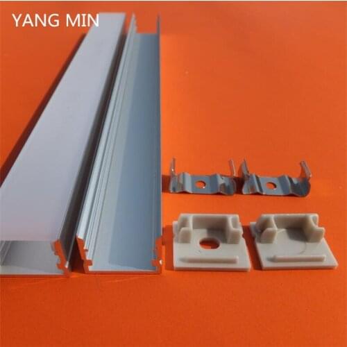 YANGMIN Free Shipping 2M/PCS Factory Price Aluminum Led Lighting Profiles for Recessed Ceiling Light Channel