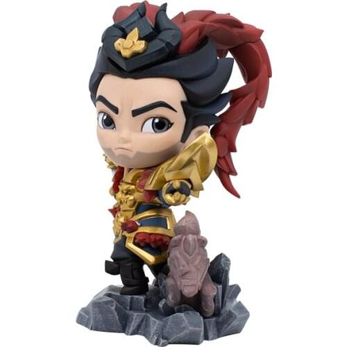 Anime Game LoL Lu Bu Q Version Cute Cartoon Character Model 12Cm Collectibles Model Toys Anime Games Peripheral Toys Gift Boxed